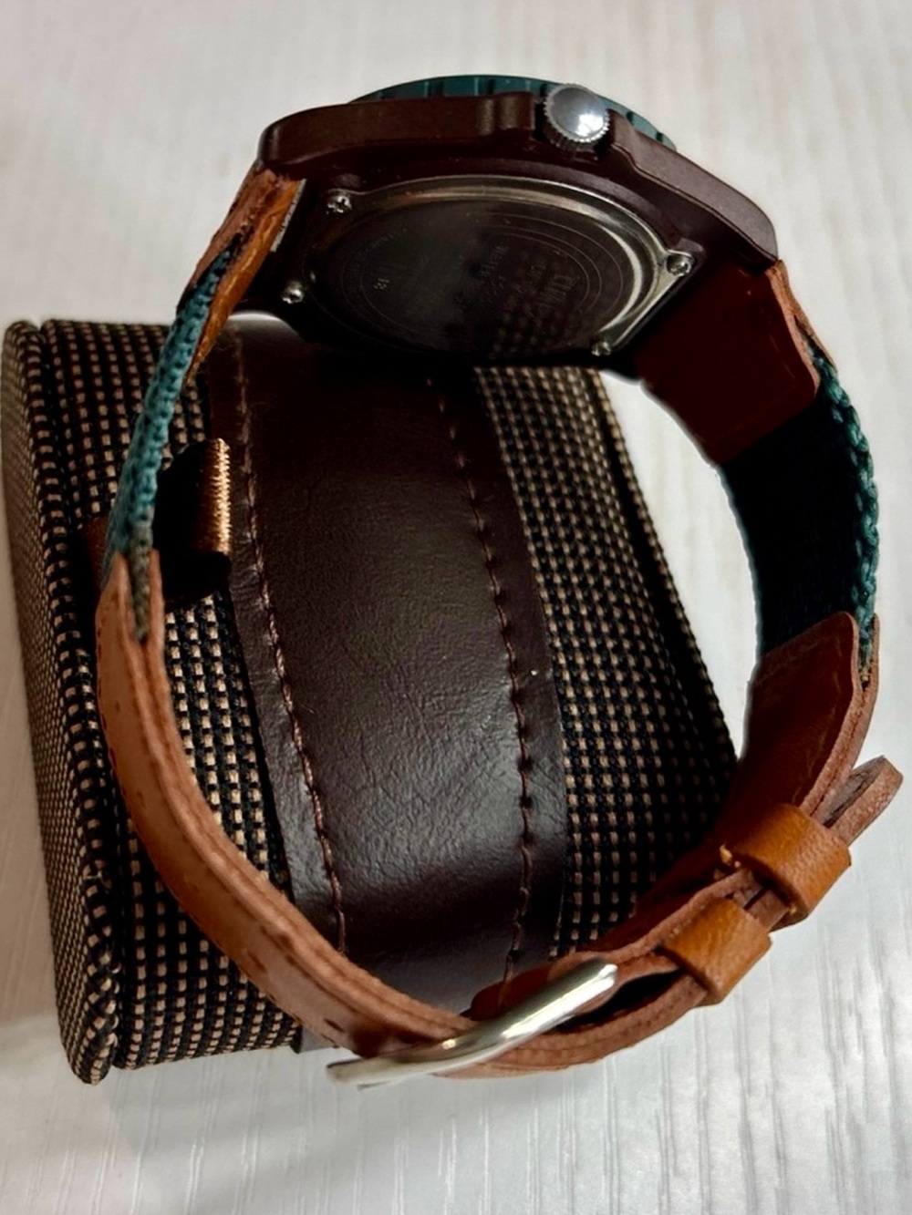 Timex Expedition Watch in Teal & Brown - Picture 5 of 5